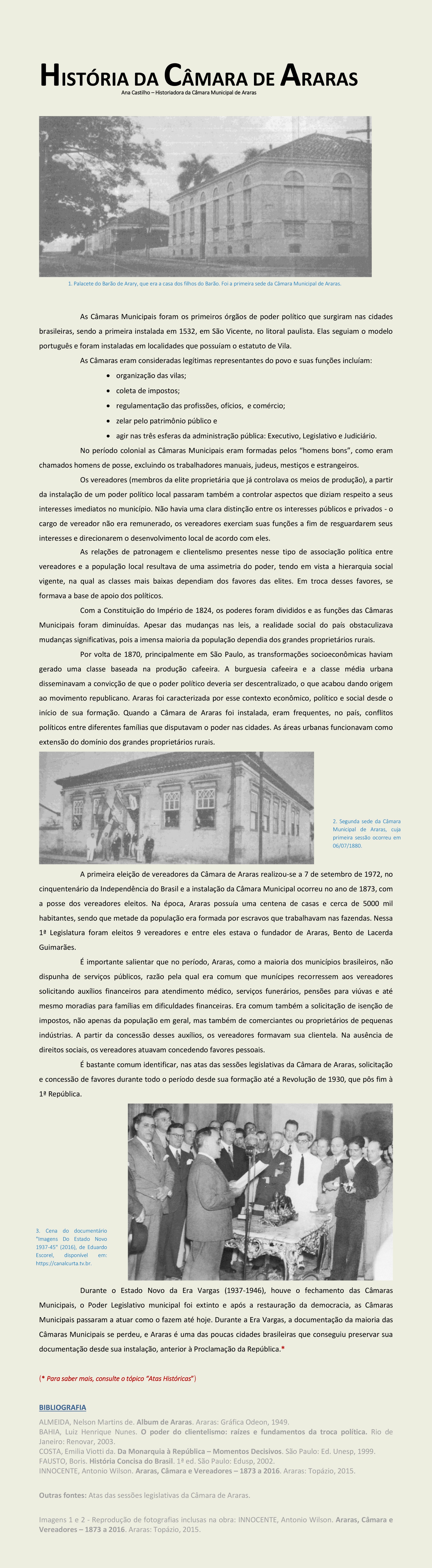 História da Câmara