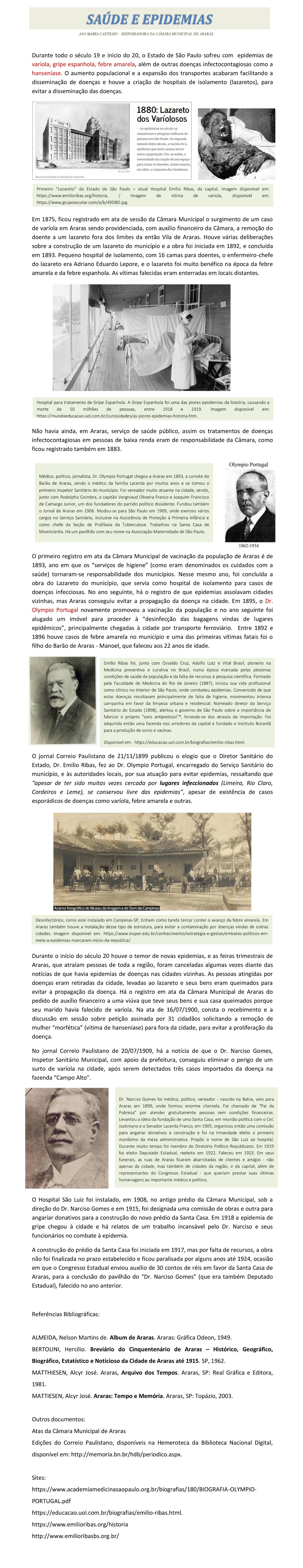 Epidemias e Saúde Pública