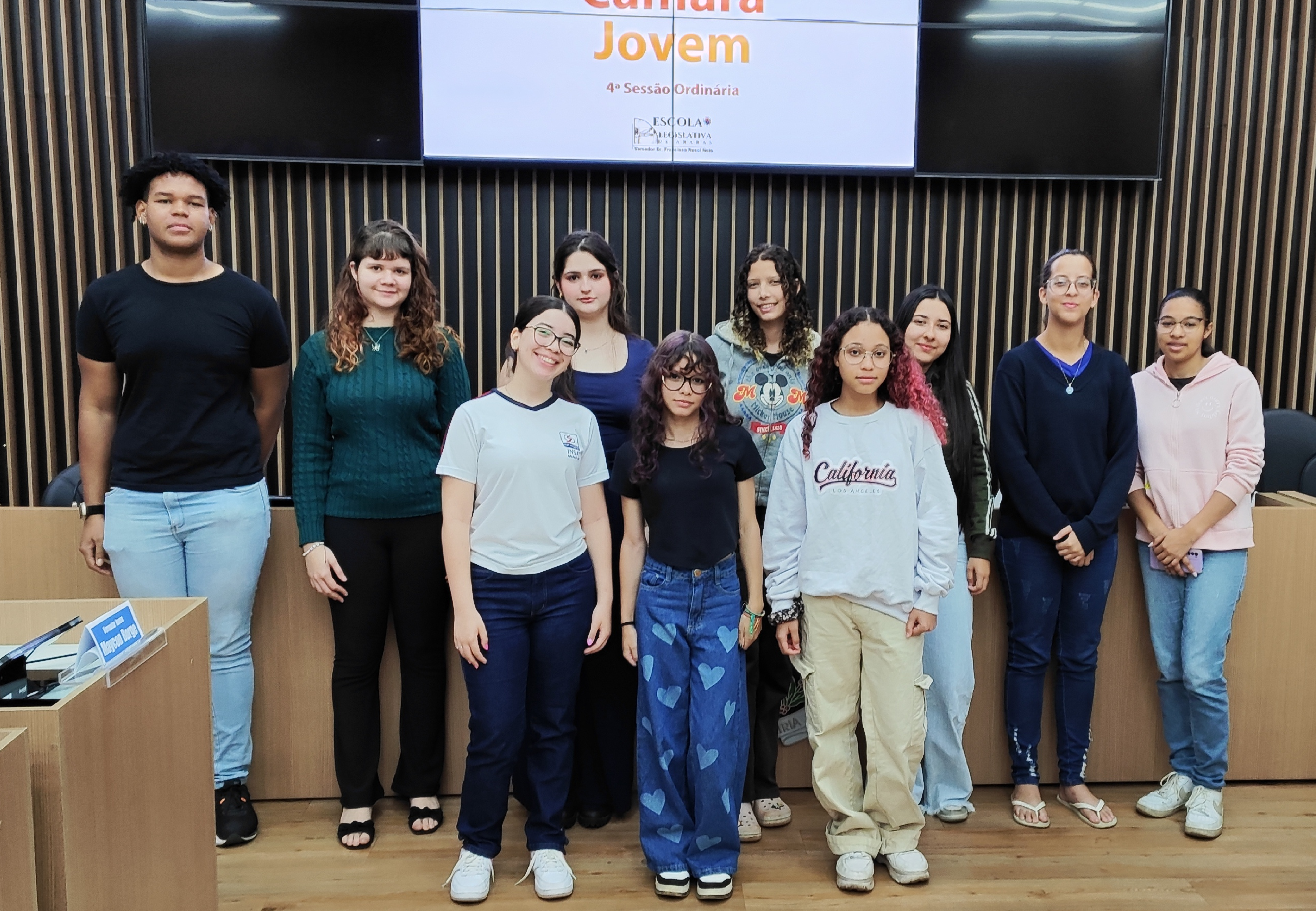 Vereadores da Câmara Jovem realizam 4ª Sessão Ordinária