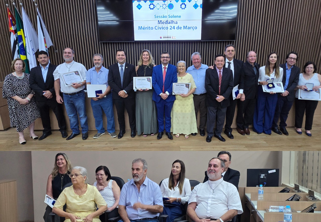 Câmara realiza entrega da medalha “Mérito Cívico 24 de março” 