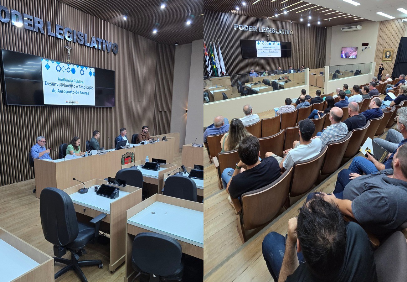 Câmara realiza Audiência Pública sobre o Aeroporto Municipal ‘Armando Américo Fachini’