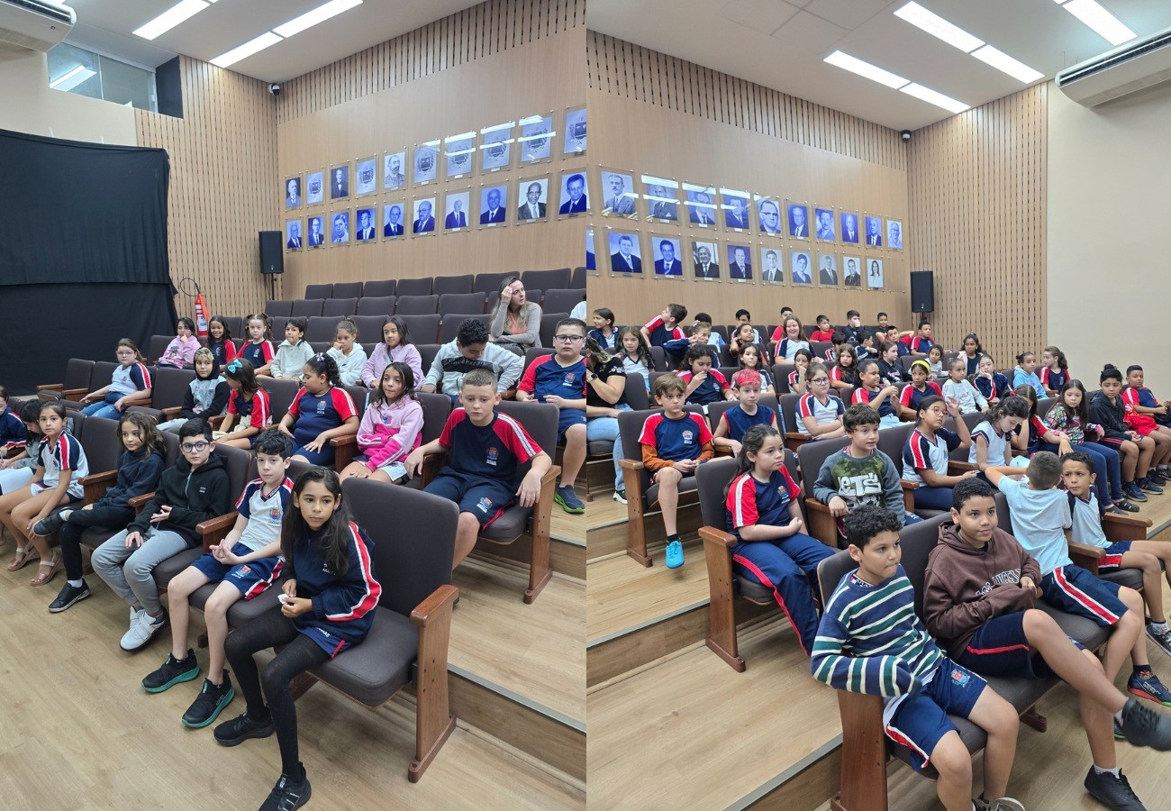 Câmara recebe estudantes da Escola Adriano Lombi 